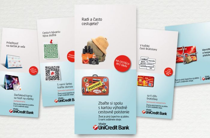 Flugblätter für Unicredit Bank
